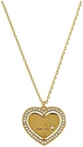 Kate Spade New York Miss to Mrs Pendant Clear/Gold One Size in Saudi Arabia