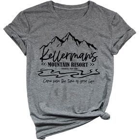 Kellerman's Mountain Resort T Shirt Womens Favorite 80's Movie Tees Nobody Puts Baby in A Corner Shirt