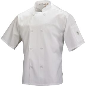 Mercer Culinary mens Traditional chefs jackets, Black, Large in Kuwait