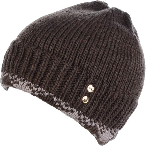 BYOS Womens Winter Knit Plush Fleece Lined Beanie Ski Hat Sk Skullie Various Styles in Saudi Arabia