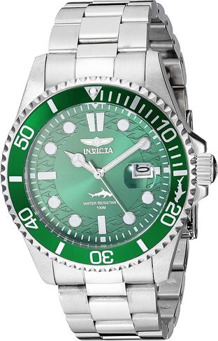 Invicta Men's Pro Diver Quartz Watch with Stainless Steel Strap, Silver, 22 (Model: 30020) in Saudi Arabia