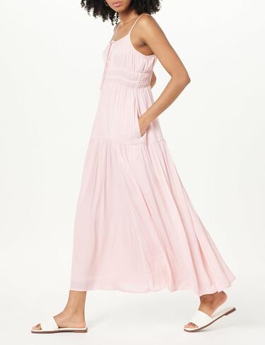 The Drop womens Tavia Tie-front Tiered Maxi Dress maxi dress in Saudi Arabia