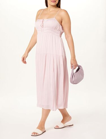 The Drop womens Tavia Tie-front Tiered Maxi Dress maxi dress in Saudi Arabia