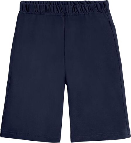شورت رياضي قطني من City Threads للأولاد - لعب التخييم الرياضي والمدرسة، صنع في الولايات المتحدة الأمريكية in Kuwait