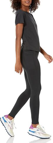 Core 10 Women's Plus-Size Yoga-Inspired Short Sleeve Crop Tee in Saudi Arabia