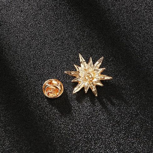 حساسة كاملة كريستال نجمة داود بروش دبوس حجر الراين ستار باقة بروش التلبيب دبوس حفل زفاف مجوهرات هدية in Kuwait