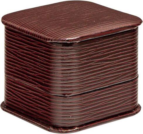 صندوق مجوهرات أنيق من برستيج آند فانسي صندوق مجوهرات جلدي للهدايا والهدايا وحفلات الزفاف والمزيد، (حلق، أخضر) in Kuwait