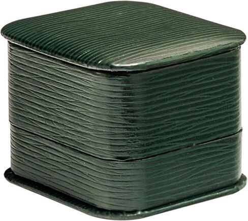 Prestige & Fancy Elegant jewelry box Visionary Leatherette Jewelry Box for Gifts, Presents, Weddings, and More, (Earring, Green) in Saudi Arabia