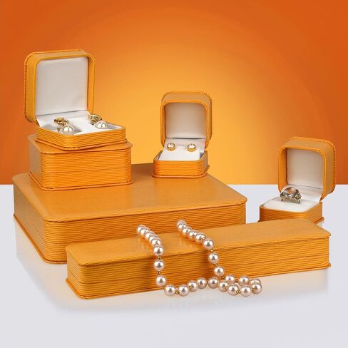Prestige & Fancy Elegant jewelry box Visionary Leatherette Jewelry Box for Gifts, Presents, Weddings, and More, (Earring, Green) in Saudi Arabia