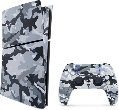 غلاف MightySkins متوافق مع حزمة إصدار القرص النحيف لجهاز Playstation 5 - العلم الأمريكي | غطاء ملتف واقٍ ومتين وفريد ​​من نوعه من الفينيل | سهل التطبيق | صنع في الولايات المتحدة الأمريكية in Saudi Arabia