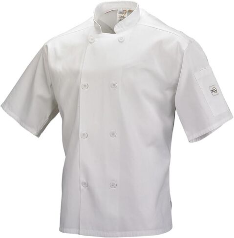 سترات الطهاة التقليدية للرجال من Mercer Culinary، أسود، مقاس كبير in Kuwait