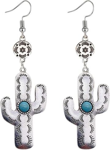 Dreuyet Handmade Antique Ethnic Earrings Vintage Hollow Shield Fan Sector Earrings Bohemian Tribal Hammered Dangle Earrings for Women Boho Vintage Jewelry in Saudi Arabia
