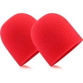 LEFXMOPHY Red Windscreen for Logitech G Yeti GX Dynamic RGB Gaming Microphone Replacement Pop Filter Mic Foam Cover