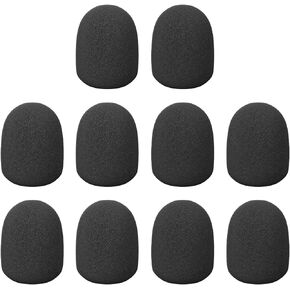 Cubilux Foam Windscreen for Headset Mic,Foam Windscreen for Cloud Mix Astro A10/A20/A30/A40/A50 Boom Mic - High-Quality Noise Reduction Cover for Headset Mic-10 Pack