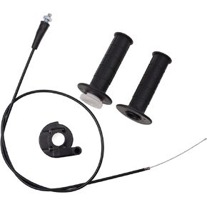 goofit 7/8 "تويست خنق مسرع مقبض القبضات ومجموعة كابل عازمة استبدال ل 50cc 110cc 125cc 150cc 250cc ssr 125 الترابية جيب صاروخ دراجة رباعية atv حفرة برو تريل جزازة العشب المحرك