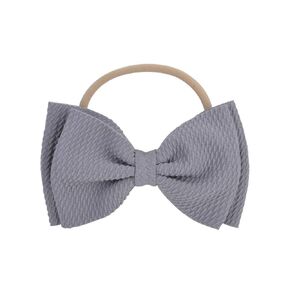 عصابة رأس من النايلون فائق النعومة مقاس 11.43 سم للفتيات الصغيرات، إكسسوارات شعر للتصوير الفوتوغرافي والسفر (رمادي) in Kuwait