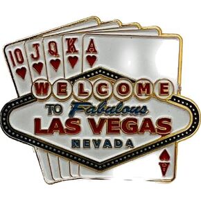 Las Vegas Royal Flush Lapel Pin