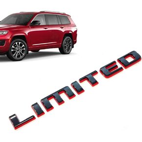 1pc New Rear Limited Emblems Letter 3D Badge Nameplate Replacement for 2021+WL/WK Universal Car (Chrome)