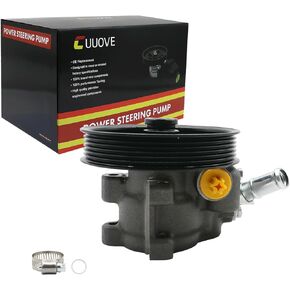 20-323 Power Steering Pump with Pulley Fits for 2007-2005 Ford Five Hundred, 2007-2005 Ford Freestyle, 2007-2005 Mercury Montego, New Power Assist Pump 6F9Z3A696C