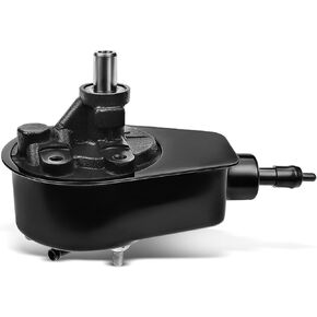 A-Premium Power Steering Pump, with Reservoir, Compatible with Ford E-250 Econoline 1992-2002, E-350 Econoline 1990-1998, E-350 Super Duty 1999-2004, E-450 Super Duty 2003-2004, 4.2L 4.9L 5.4L 6.8L