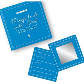 Gift Republic Scratch Off Cards 52 Things to Do with Dad Personalised Gift Father's Day New Dad Birthday