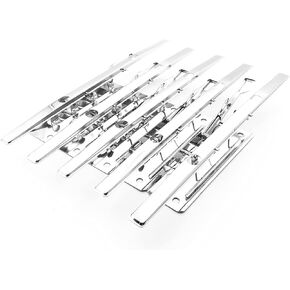 5Pack Metal Clipboards Jumbo Lever Clip (8"(Thicker))