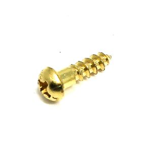 15 pcs Phillips Drive Brass Wood Screws #8 x 1-1/2 in, Round Head