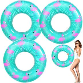 فلامنغو حمام سباحة قابل للنفخ يطفو 39.37 بوصة لطيف السباحة الوردي العملاق بركة أنبوب كبير الصيف السباحة تعويم للكبار الاطفال الطرف in Kuwait