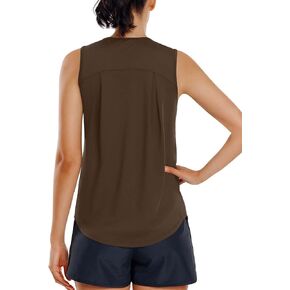 Seamaid Women's Workout Tank Tops Sleeveless Athletic Running Shirts Loose Fit for Active Shirts Sports Exercise