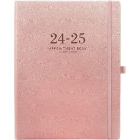 2024-2025 Appointment Book/Planner - Weekly Appointment Book, JUL 2024 - JUN 2025, 8.5" x 11", Daily/Hourly Planner with 15-Minute Interval, Blue