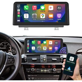 Road Top 10.25 Inch Car Touchscreen Wireless CarPlay Android Auto for BMW X3 X4 Series F25/F26 2013-2016 Year with NBT System, Car Stereo Multimedia Radio Receiver