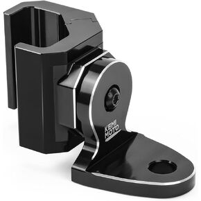 kemimoto UTV Flag Whip Light Mount Adjustable Whip Mounting Bracket Compatible with Polaris Ranger General Can am Defender Commander 2021+ Maverick Trail/ Sport Work for Pro fit Cage Only, Black