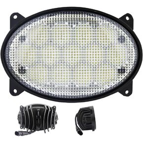 Dark Horse Flood Beam 65W LED Oval Roof headLight Compatible With Case/IH 5088, 6088, 7088, 7120, 7230, 7130, 8010, 8120, 9120 Replaces of RE260102, RE173600, 87106354 Off-Road Light