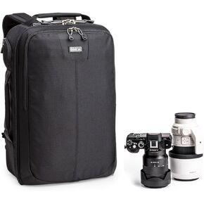 Think Tank Airport Essentials Backpack for Standard DSLR System, 300mm f/2.8/iPad/13" Laptop, Small
