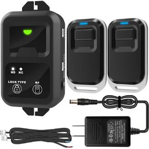 UHPPOTE 433mhz 12VDC Remote Control with DC Power Connector Specially Applied to Access Control Lock