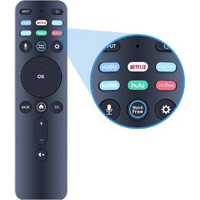 XRT260 Replacement Voice Remote Control for Vizio V-Series 4K Smart TV V435-J01 V505-J01 V505-J09 V505C-J09 V555-J01 V585-J01 V655-J04 V655-J09 V705-J01 V705-J03 V705X-J03 V706-J03 V755-J04 V756-J03