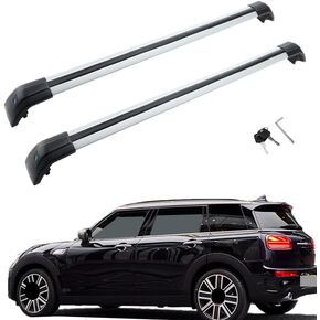 MotorFansClub Cross Bar Roof Rack Luggage Cargo Rack Fit for Mini Clubman F54 2016 2017 2018 2019 2020 2021 Aluminum in Kuwait
