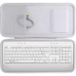 co2CREA Hard Case Replacement for Logitech Signature K650 Comfort Full-Size Wireless Keyboard (Graphite Case)