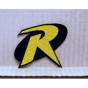 1 X ROBIN "R" Uniform Logo- BATMAN Animated Series 3.5" Costume Patch