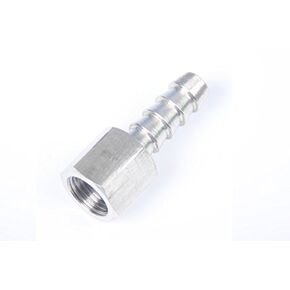 LTWFITTING Bar Production Stainless Steel 316 Barb Fitting Coupler 1/4" Hose ID x 1/8" Female NPT Air Fuel Water (Pack of 5)