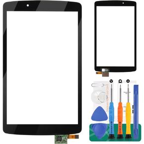 Screen Replacement for LG G Pad F 8.0 V495 V496 UK495 Touch Screen Digitizer Front Glass with Repair Tool Kit