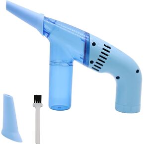 Electric Bead Sucker Bug Vacuum Machine Hand Held Vacuums Tiny Car Vacuum Handheld Bead Suction Machine for Jewelry Making (Blue)