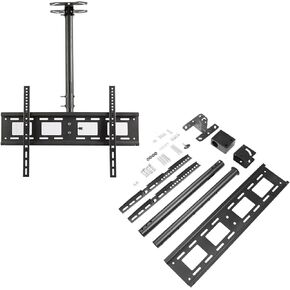 Ceiling TV Mount, 360 Degree Rotation, Adjustable Hanging Bracket for 32-85 Inch Flat Screen, Simple Design, Stable and Reliable