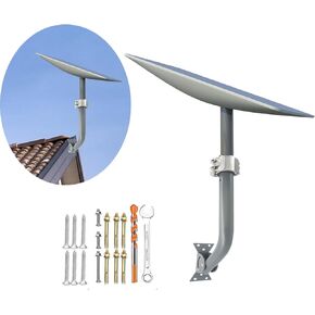 Starlink Mounting Kit,Starlink Long Mount, Starlink Roof Mount ,Starlink Pole Mount,Weather-Resistent Metal Starlink Wall Mount with Adapter Available to V2 (Include Wrench & Drill bit). in Saudi Arabia