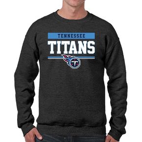 Team Fan Apparel NFL Adult Long Sleeve Team Block Charcoal Crewneck Sweatshirt - Stay Warm & Represent Your Team with Style