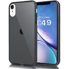 JJGoo متوافق مع حافظة iPhone XR، غطاء هاتف شفاف ناعم وشفاف مقاوم للصدمات ورفيع ورفيع لهاتف XR - 6.1 بوصة