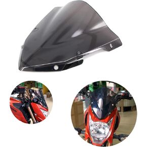 GUAIMI Motorcycle Windscreen Windshield Sport Screen Wind Deflector for Kawasaki Z125 2015-2019