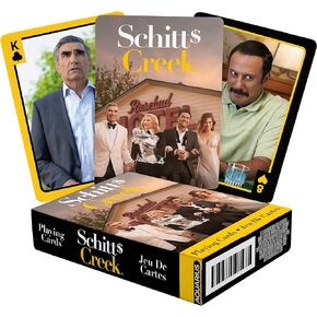 AQUARIUS Schitt's Creek Playing Cards - Schitt's Creek Themed Deck of Cards for Your Favorite Card Games - Officially Licensed Schitt's Creek Merchandise & Collectibles