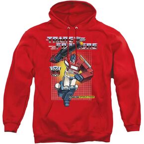 Popfunk Classic Transformers Optimus Prime Pullover Hoodie & Stickers
