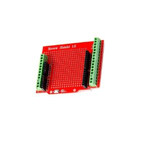 2PCS Red Screw Shield V1.0 Assembled Terminal Expansion Board Proto Type for UNO R3 IO